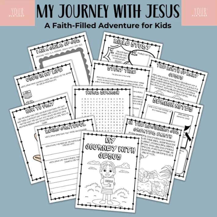 Mockup for the My Journey with Jesus PLR product